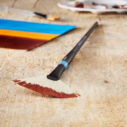 Princeton™ Aspen™ Synthetic Long Handle Fan Brush